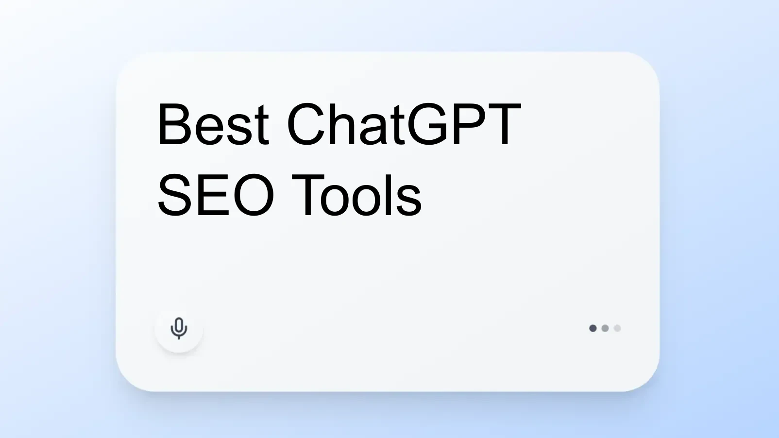 Best ChatGPT SEO Tools
