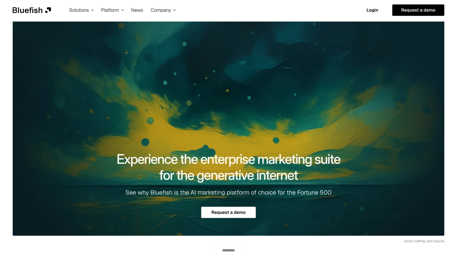 Bluefish AI enterprise platform for AI visibility and audience intelligence