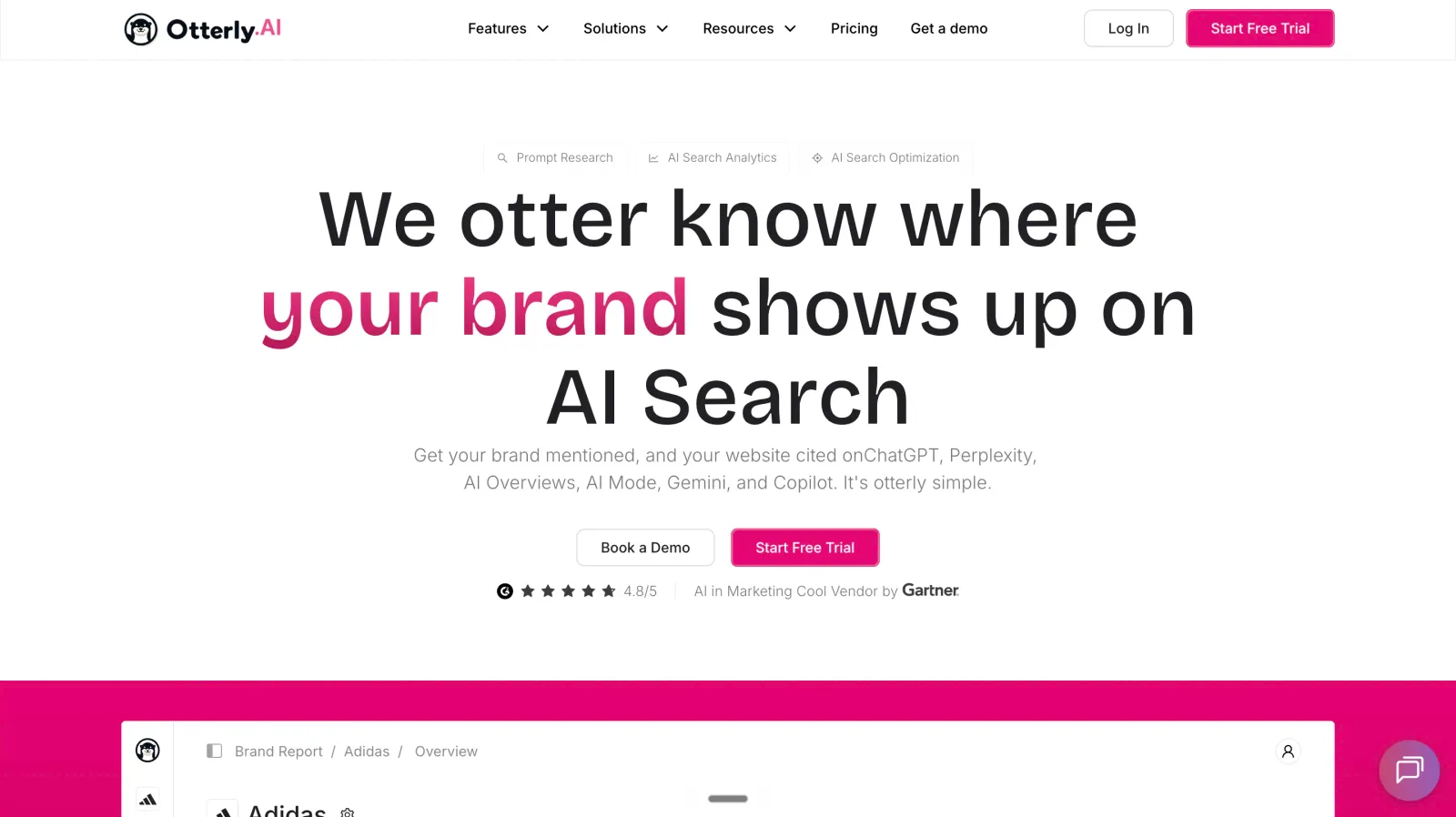 Otterly AI dashboard for affordable AI search visibility monitoring